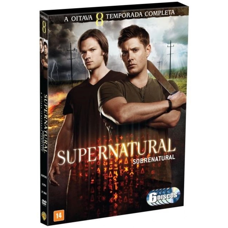 Box Supernatural A Oitava Temporada Completa 6 Dvds 